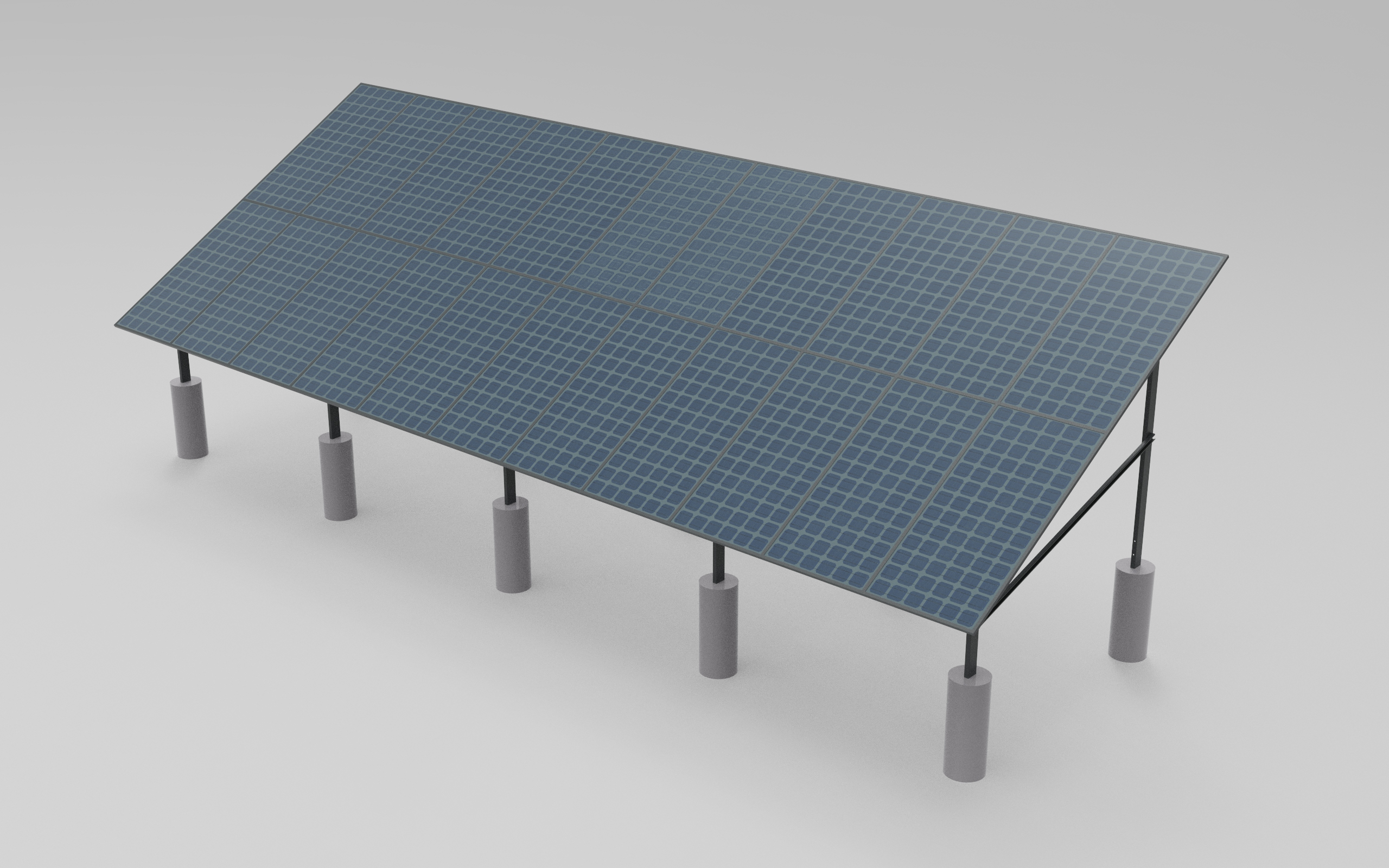 Опорна конструкція СЕС 11×2